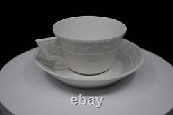 KPM KURLAND BERLIN Coffee/Tea Cup & Saucer White Porcelain