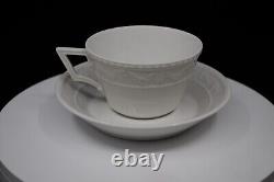 KPM KURLAND BERLIN Coffee/Tea Cup & Saucer White Porcelain