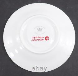 LOT of 6 Demitasse Cup & Saucer SETS F. M. Fathi Mahmoud EGYPT AIR Porcelain MINT