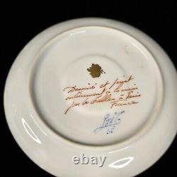 Le Tallec Hand Painted Cup & Saucer Set