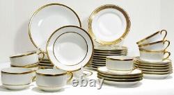 Limoges France Lot 37 pc Gold Banded Plates Cups Saucers Haviland D&C Bernardaud