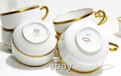 Limoges France Lot 37 pc Gold Banded Plates Cups Saucers Haviland D&C Bernardaud