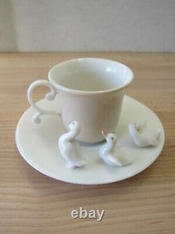 Lladro Duckings Cup And Saucer Rare