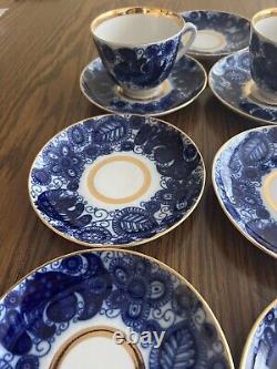 Lomonosov Porcelain 2 Cup / Saucer Set And 5 Saucer Plates