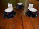 Lomonosov Porcelain 3-set Tea Cups/saucers (made In Ussr) Andrew D. Darvas New