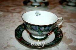 Lot of 8 Bradford Editions Hummingbird Cups and Saucer sets by Lena Liu