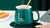 Lucky Ceramic Cup With Heater Green Ourshopee Official
