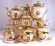 M117 Antique 19th Century Old Paris Porcelain Teaset Cup Saucers Teapot