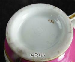 M127 C1834 Royal Vienna Porcelain Cup & Saucer Elaborate Bacchus Handle