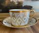 Maison Delvaux Rue Royale Paris Hand Painted Breakfast Cup & Saucer Antique