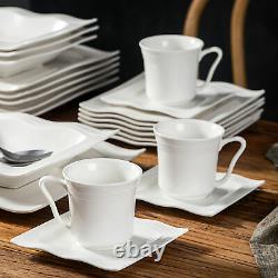 MALACASA, Series Mario 60pcs Dinner Service Sets Porcelain Dinnerware Set for 12