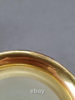 Marc Schoelcher Old Paris Hand Painted Cobalt Gold Gothic Arch Cup & Saucer B