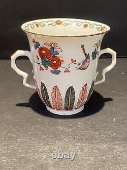 Meissen Fuchs Factory Decoration 18c Porcelain Cup 3 Cup + Saucer Brought 50K