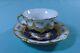 Meissen German Porcelain Cobalt Blue & Gold Cup And Saucer