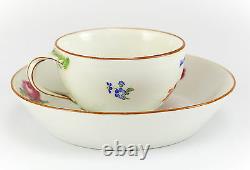 Meissen (Marcolini) Porcelain Cup & Saucer, c1800 Hand Painted