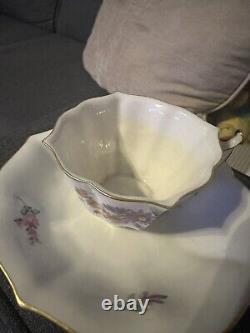 Meissen porcelain cup & Saucer Espresso Size Flower