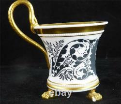 N749 C1833 Kpm Berlin Porcelain Large Empire Shape Cup Tasse Dr Waldeck Family