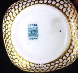 N824 C1880 Fine Antique Spode Copeland Porcelain Tea Cup & Saucer