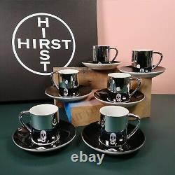 New Damien Hirst Artist Anamorphic Espresso Cups Art Print For the Love of God