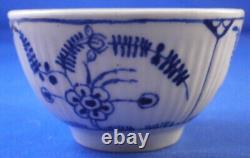 Nice Antique 18thC Worcester Porcelain Strawflowers Cup & Saucer Porzellan Tasse