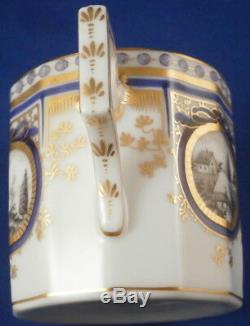 Nymphenburg Porcelain Pearl / King's Service Cup & Saucer Porzellan Tasse German
