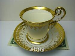 OLD PARIS PORCELAIN CUP & SAUCER ANTIQUE CHOCOLATE CUP & SAUCER Bacchus Excel