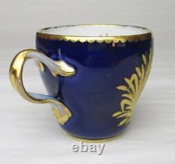 Old Paris porcelain cup & saucer Armorial Spanish Coat of Arms 19th century #4