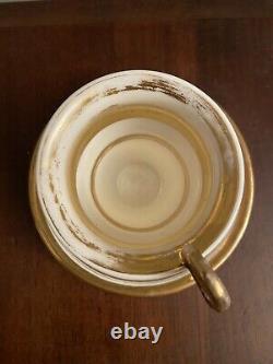 Paris Schoelcher Porcelain Cup&Saucer Antique Hand Painted Cameo Portrait Ceres