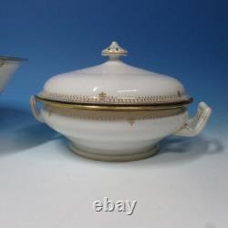 Pillivuyt Paris Expo 1867 Porcelain Fruit Bowl, Covered Dish, Tray, Cup Saucer