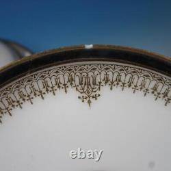 Pillivuyt Paris Expo 1867 Porcelain Fruit Bowl, Covered Dish, Tray, Cup Saucer