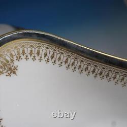 Pillivuyt Paris Expo 1867 Porcelain Fruit Bowl, Covered Dish, Tray, Cup Saucer