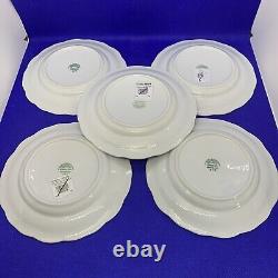 Pillivuyt Williams Sonoma Queen Anne Cups and Saucers Set Of 5 France Porcelain