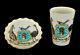 Porcelain Beaker And Saucer With Hobart, Tasmania Coat Of Arms By W. H. Goss
