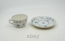 Porsgrund Porcelain Straw Swirled Cup & Saucer