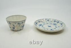 Porsgrund Porcelain Straw Swirled Cup & Saucer