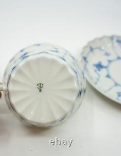 Porsgrund Porcelain Straw Swirled Cup & Saucer