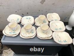 RARE 1950s-BESWICK Porcelain-CIRCUS PATTERN Cup, Saucer, Plate 19 Pieces