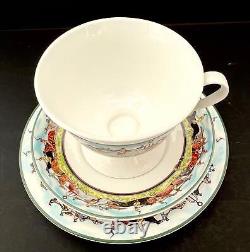 RARE! Astbury PAOLO GUCCI Winning Post Porcelain Tea Cup Saucer & Plate Excellen