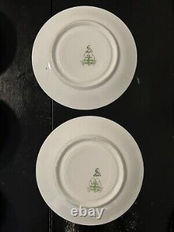 RARE SET! Limoges GOLD/WHITE porcelain Set Of 7 Cups/saucer