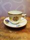 Romanov Porcelain Pansy Cup & Saucer Olga Alexandrovna Bing & Grondahl Rare