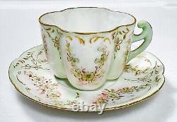 ROSENTHAL Germany Louis Philipp Hand Painted Porcelain Cup & Saucer Antique