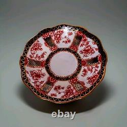 ROYAL CROWN DERBY CHATSWORTH Cup & Saucer RNo 56463 c. 1891 & 1901 Porcelain