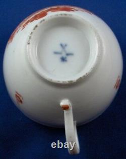 Rare 18thC Limbach Thuringia Porcelain Scenic Cup & Saucer Porzellan Tasse Scene