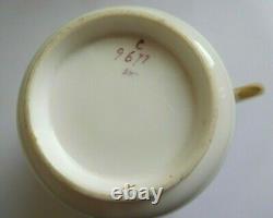 Rare Antique Brown Westhead And Moore Cup And Saucer In Arts And Crafts Design