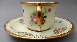 Rare Antique Hand painted Royal Vienna cup & saucer 1860