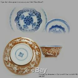 Rare Antique Kangxi Period Chinese Porcelain Cup Saucer HUNTING SCENE