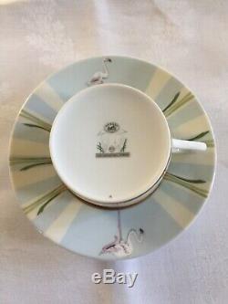 Rare Hermes Porcelain Tea Cup & Saucer Les Matins De LEtang