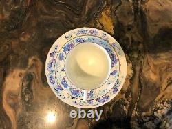 Rare Imperial Russian Porcelain Lomonosov Tea Cup Saucer Plate 3Piece Set Floral