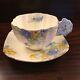 Rare Paragon Flowered-handle Cup And Saucer