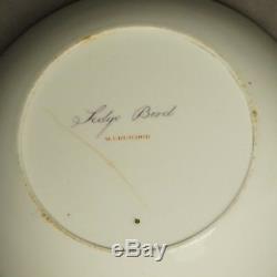 Rare Regency Wedgwood Porcelain Cup And Saucer Aaron Steele Birds 1815